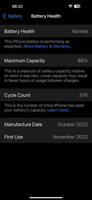 свой iphone 15 pro max 512 gb white titanium 86% battery