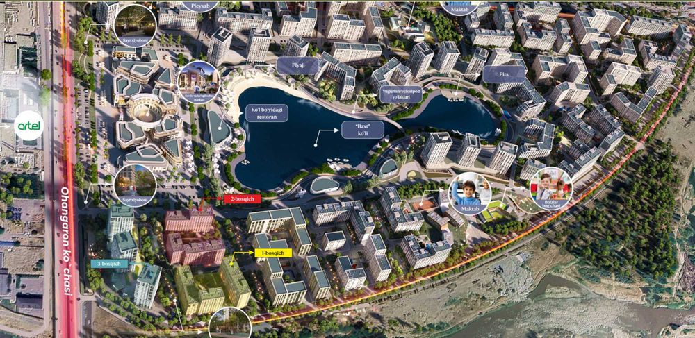 Продаётся 2х комнатная квартира в ЖК NRG Yangi Baxt (1 этап)