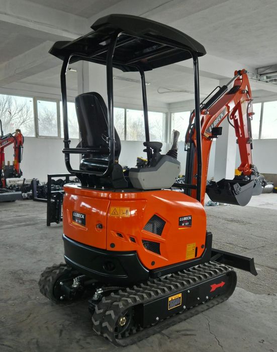 Miniexcavator Lubeck W181~Nou~An 2026~Garanție 1 an~Factură externa fara Tva