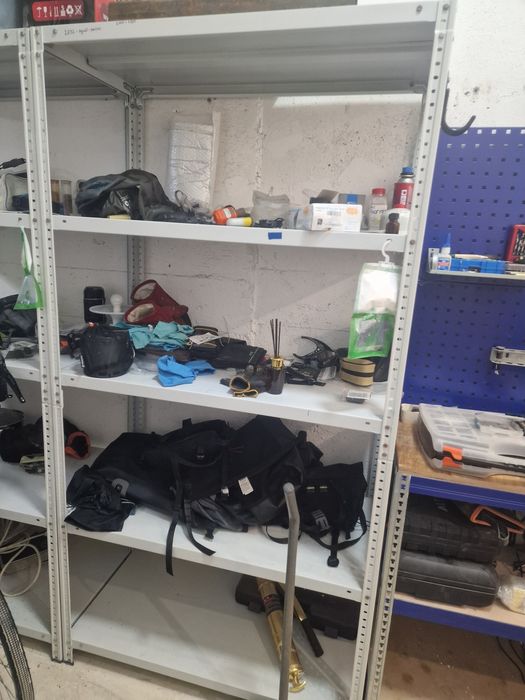 Стеллаж разборный металлический