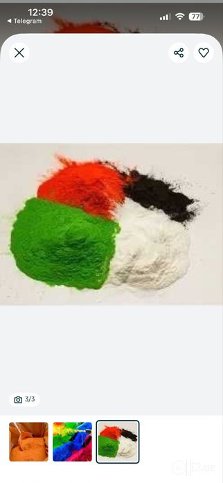 Rangli pigment kukunlari ulgurji va chakana