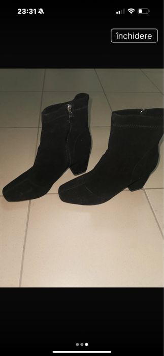 Botine ZeeLane din piele