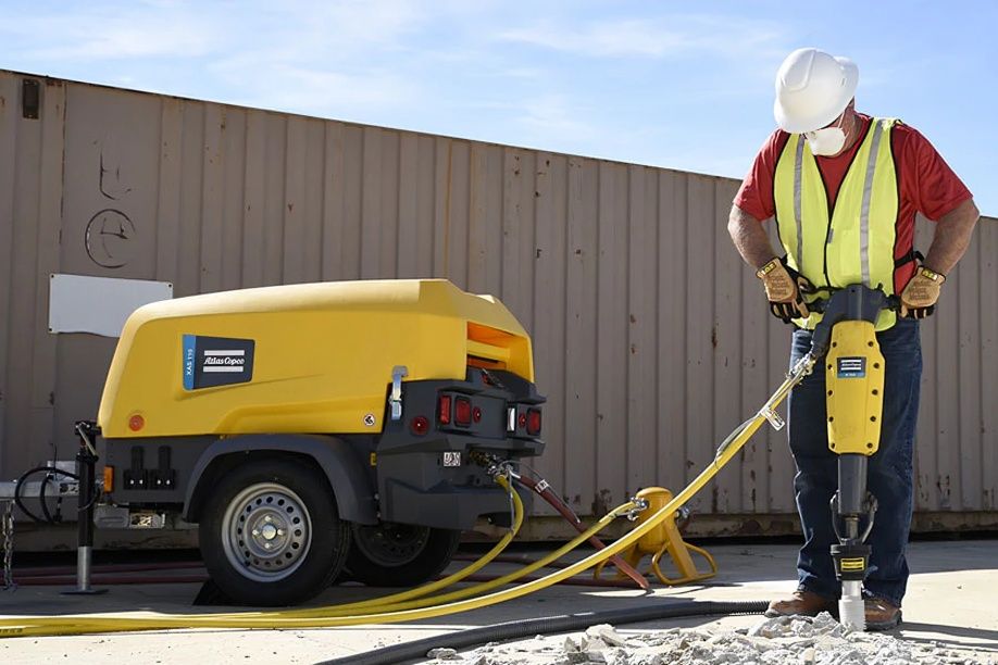 Аренда Воздушный Отбойник Прокат Дизельный Компрессор Отбойник 24.7