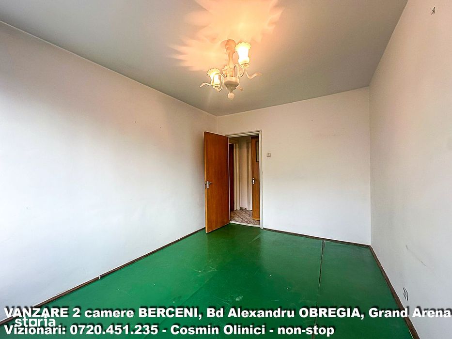 Apartament 2 camere Bd Obregia etaj 2 aproape Grand Arena 50 mp