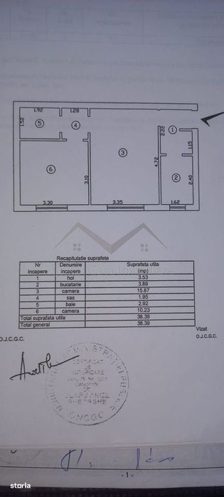 Apartament 2 camere semidecomandat Gara