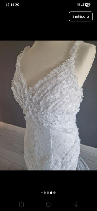 Rochita albă mireasa-cununie