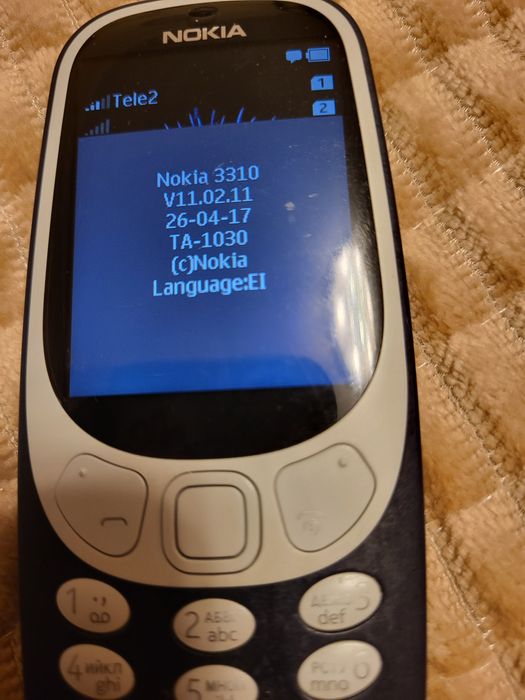 Nokia 3310 в отличном состоянии.