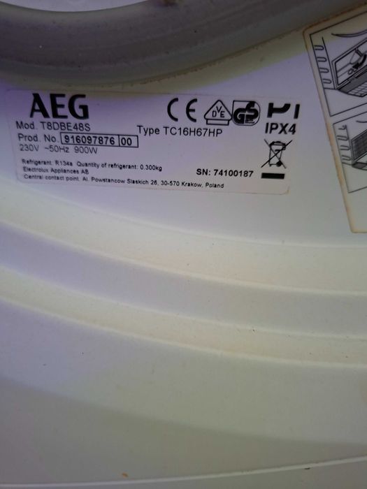 Двигател  за сушилня мотор  AEG, ELECTROLUX, ZANUSSI DB085D50E00