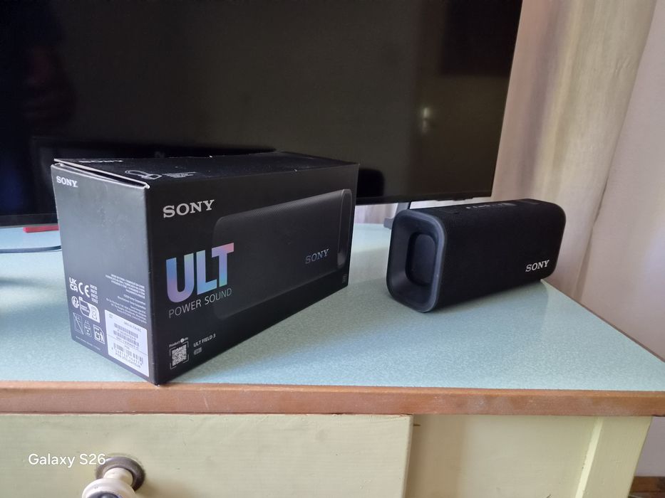Мощна Bluetooth колонка Sony ULT FIELD 3 – Като Нова, Пълен Комплект! С гаранция!