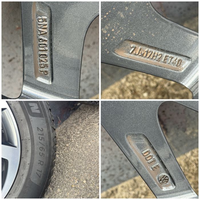 Jante Aliaj Vw Woodstock Anvelope iarnă Michelin 215/65/R17