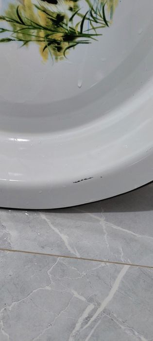 Үлкен ет табақ эмалиров.