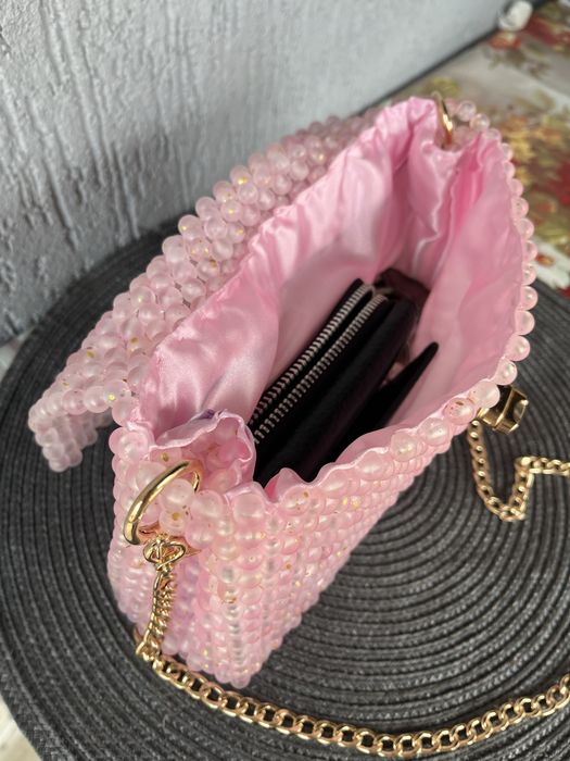 Geanta handmade din margele