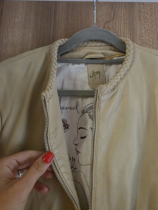 Geaca piele naturala