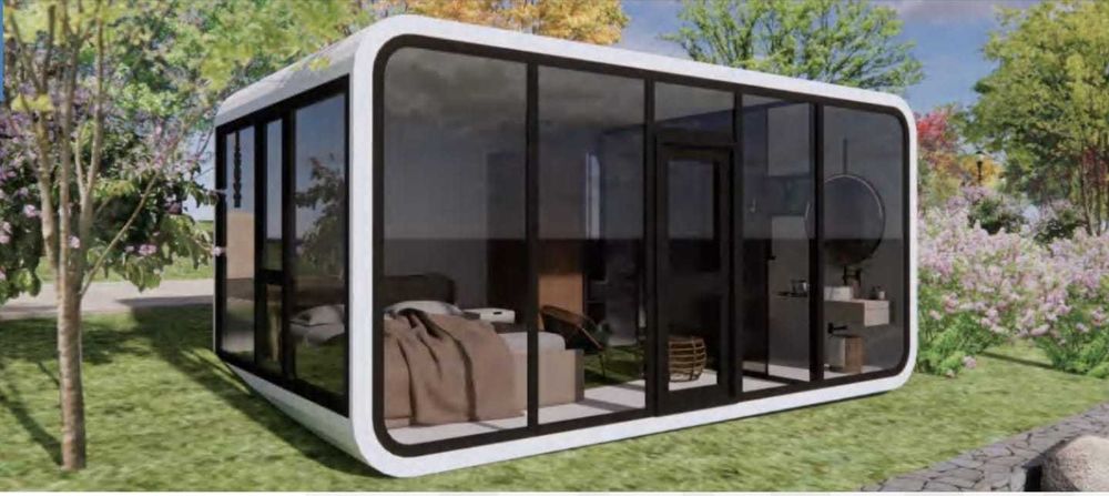 Casa modulara tip container / capsula / pliabile
