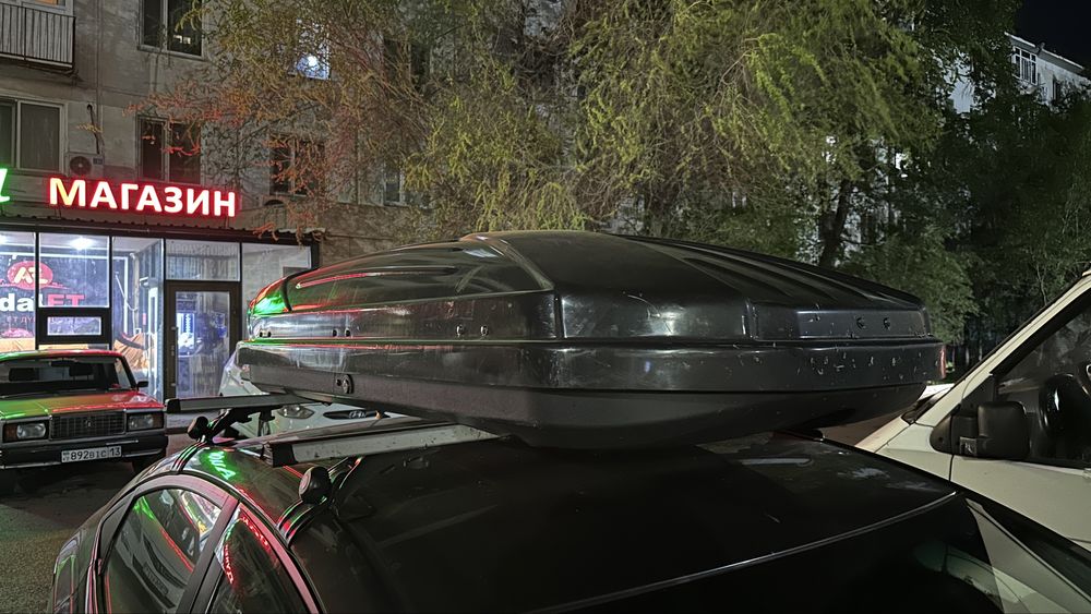 Автобокс с рейлингом