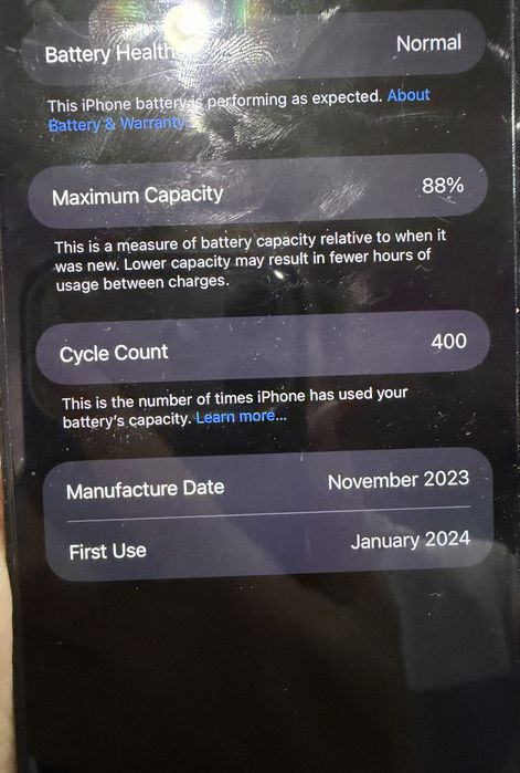 Iphone 15 pro max 256gb черен