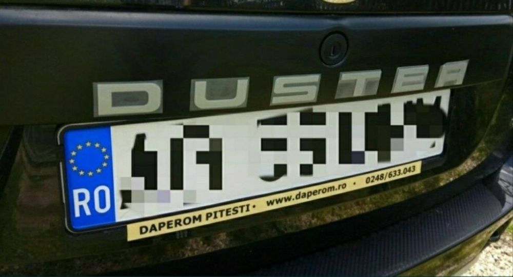 Autocolant Dacia Duster litere hayon Ph1