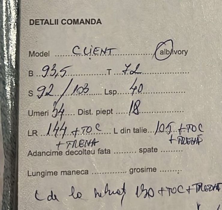 Vând rochie de mireasă