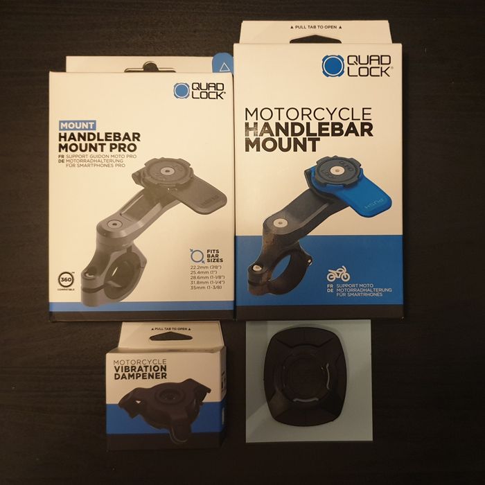 Suport telefon motocicleta/ bicicleta Quad Lock PRO sau clasic prinder