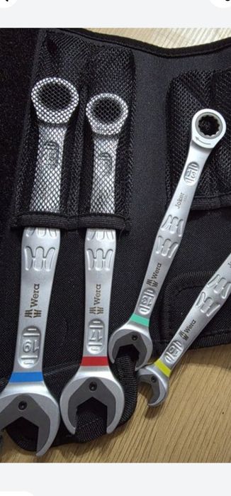Set 4 chei combinate cu clichet WERA JOKER 6000