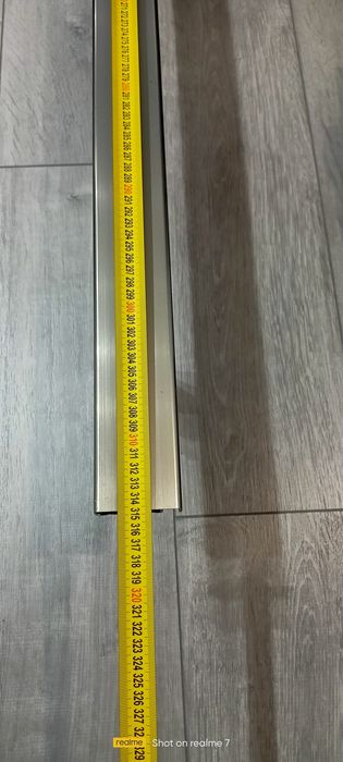 Алуминиев парапет квадратен профил комплект