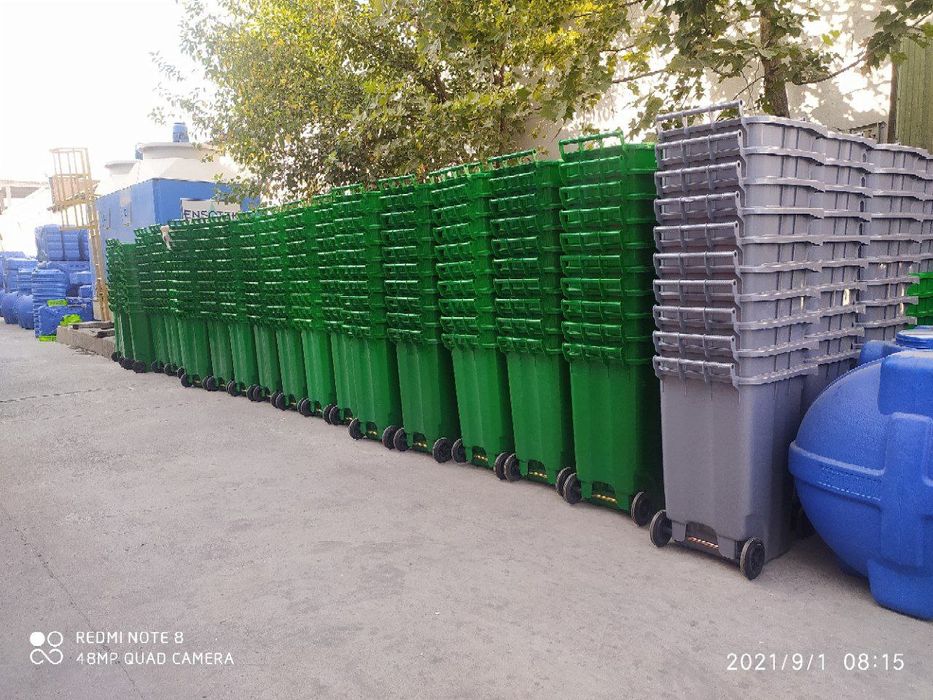 Musroni bak urna optom va dona axlat idish мусорный контенер