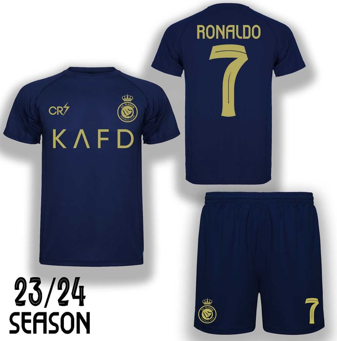 NEW! DRI-FIT екипи CR7 Ronaldo Роналдо AL NASSR! Име и НОМЕР по избор