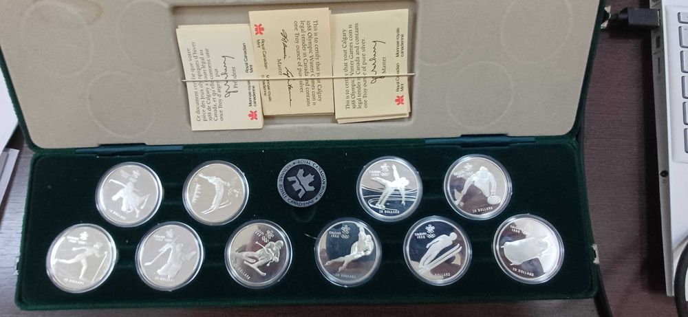 Сребърни монети - Олимпийски игри Калгари 1988 година