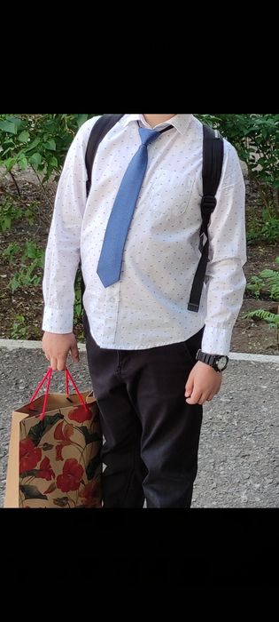 Школьная рубашка на мальчика O'stin