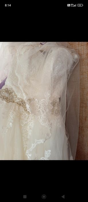 Rochie mireasa + voal mireasa