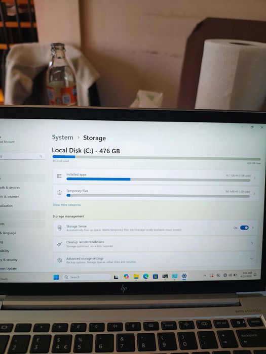 Se vinde leptop hp  ca și nou ecran touch