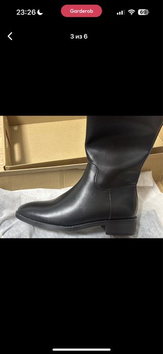 Абсолютно новые женские сапоги