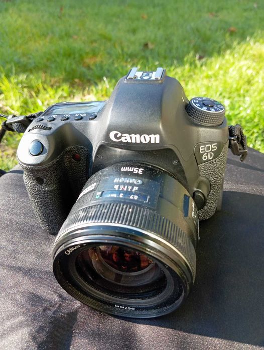Vand Canon 6d cu obiectiv Canon EF 35mm f:1.2 IS USM
