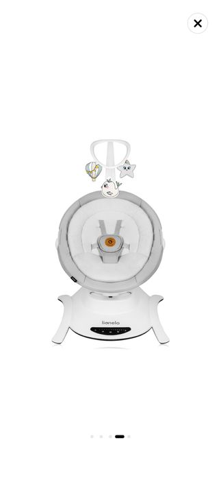 Set 2 in 1, Balansoar si landou, Lionelo, Bella, Rotative 360, Ecran tactil si telecomanda, Electric, Scaun reglabil 6 miscari unice5 vitezeCu melodii
