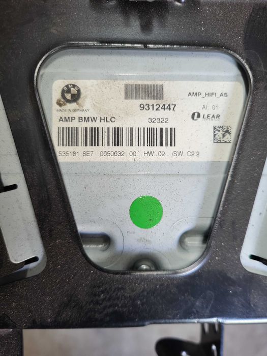Amplificator-statie bmw f30 cod oem 9312447