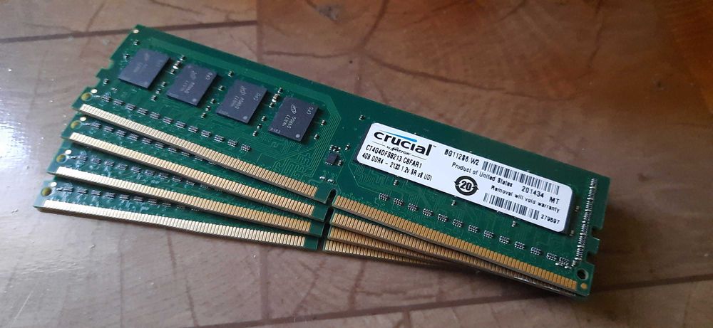 Kit RAM 32GB DDR4 (4x8GB) 2133MHz nativ X99 / Workstation