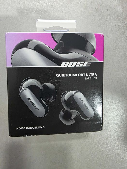 Casti BOSE QuietComfort Ultra Earbuds, True Wireless, Bluetooth, Noise Cancelling, Black