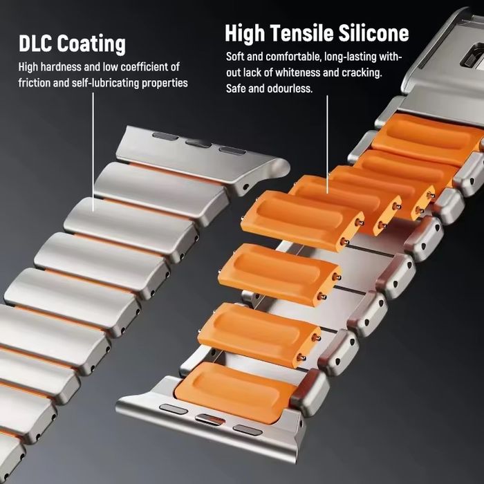 НОВО! Stratos Design band за Apple Watch ULTRA/SE/11/10/9/8/7/6/5/4