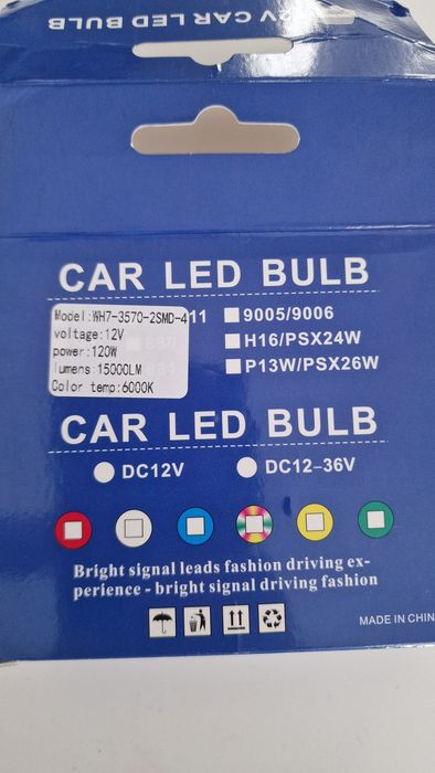 Becuri led h7 alb