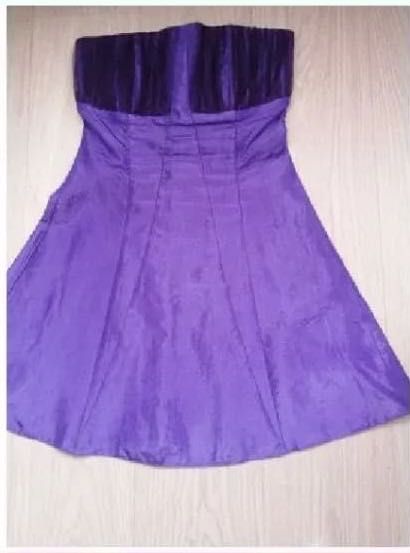 Sacou alb si rochie mov