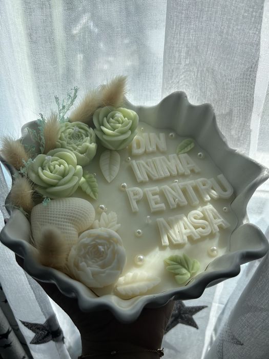 Lumanare in recipient