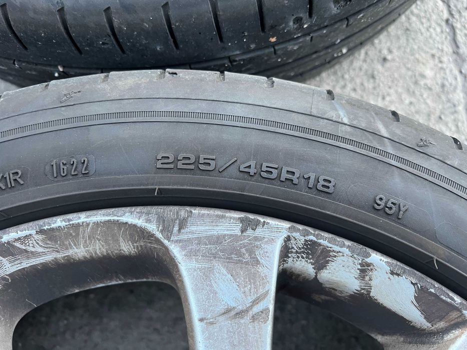 Гуми с джанти 225/45/18 7.5Jx18 ET60 от Мазда/Mazda 6 SPORT!