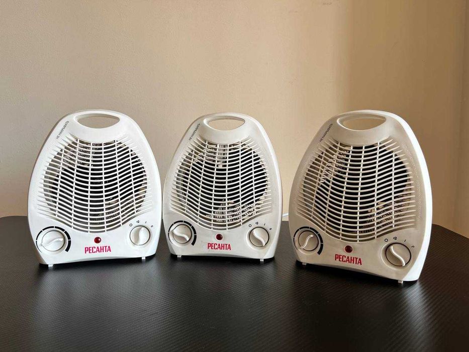 Обогреватели тепловентиляторы (3 шт) — Ресанта