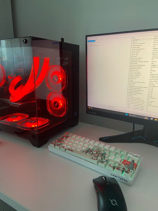 Pc gaming nou + Tastatura + mouse + monitor 100 hz | se vinde urgent |