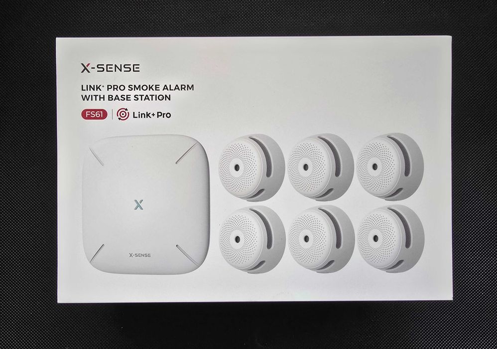 X-Sense FS61 смарт детектори за дим 6 броя с Wifi бзова станция