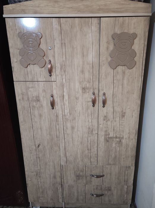 Bolalar mebeli shkaf xamda krovat