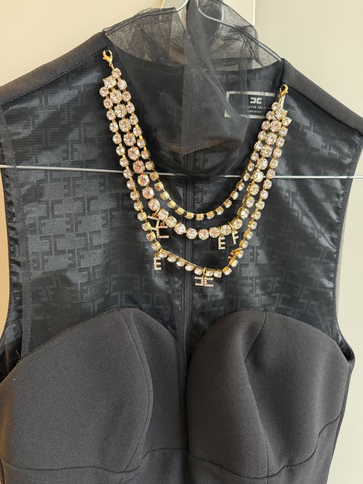 Черна рокля Elisabetta Franchi