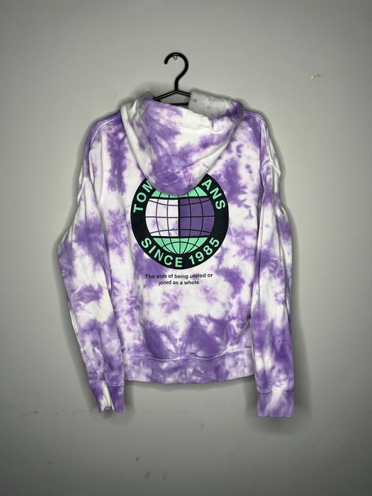 Tommy Jeans Purple Tie-Dye Hoodie Дамско Горнище