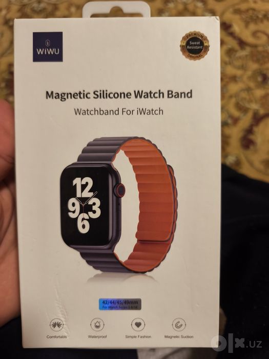 Магнитный силиконовый ремешок. Новый 45000сум
 Magnetic Silicone Watc