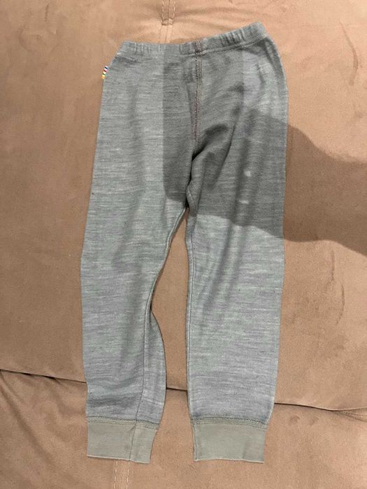 2 X Set bluză și colanți din lână merinos și bambus - Mărime 98/104